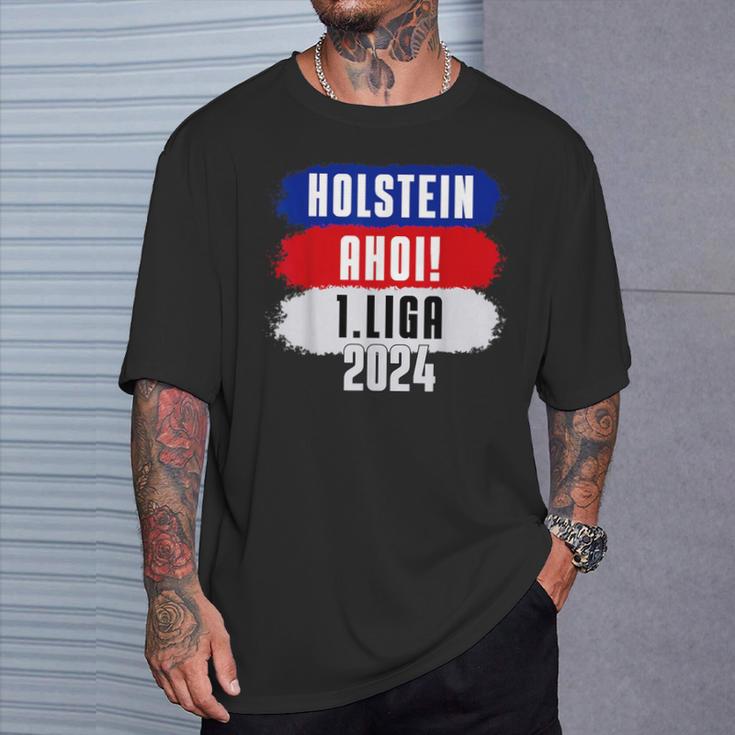 Moin 1Liga 2024 Holstein Ahoi Aufstieg Kiel Fan T-Shirt Geschenke für Ihn