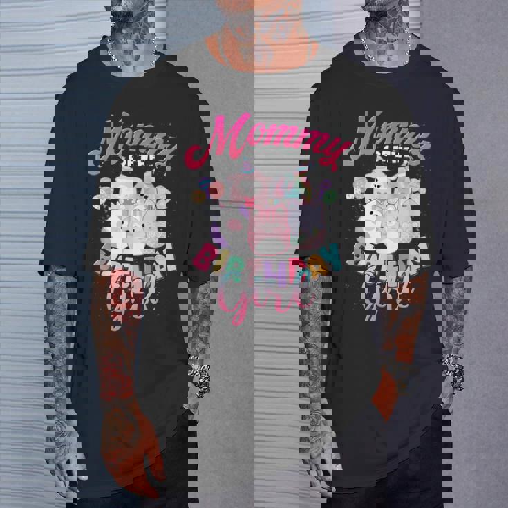 Mommy Of The Birthday Girl Cute Squish Squad Mallow Family T-Shirt Gifts for Him