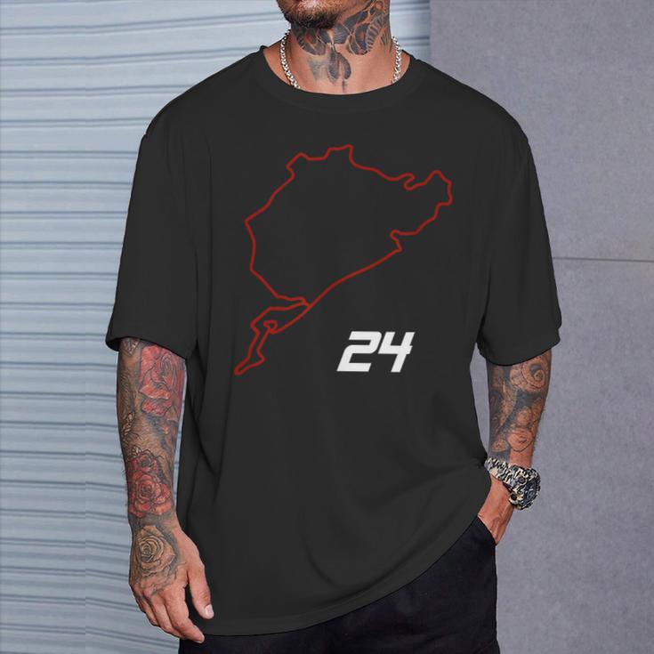 Nordschleife Grüne Hölle Motorsport Tuning T-Shirt Geschenke für Ihn