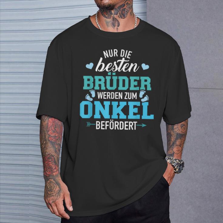 Nur Die Beste Brüder Werden Zum Unkel Befördert T-Shirt Geschenke für Ihn