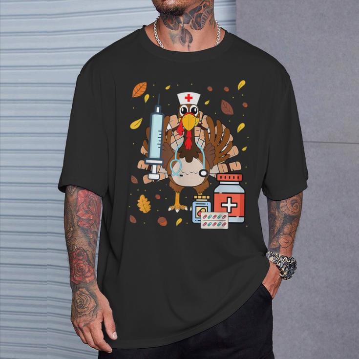 Nurse Thanksgiving Thanksgiving Nurse Life T-Shirt Gifts for Him Nurse Thanksgiving Thanksgiving Nurse Life T-Shirt Gifts for Him