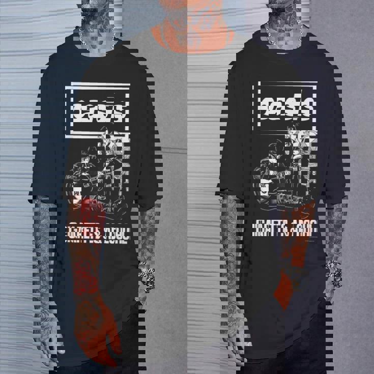 OASIS Cigarettes and Alcohol TシャツM　新品未開封 Amazon.com: Oasis Cigarettes And Alcohol Illustration T