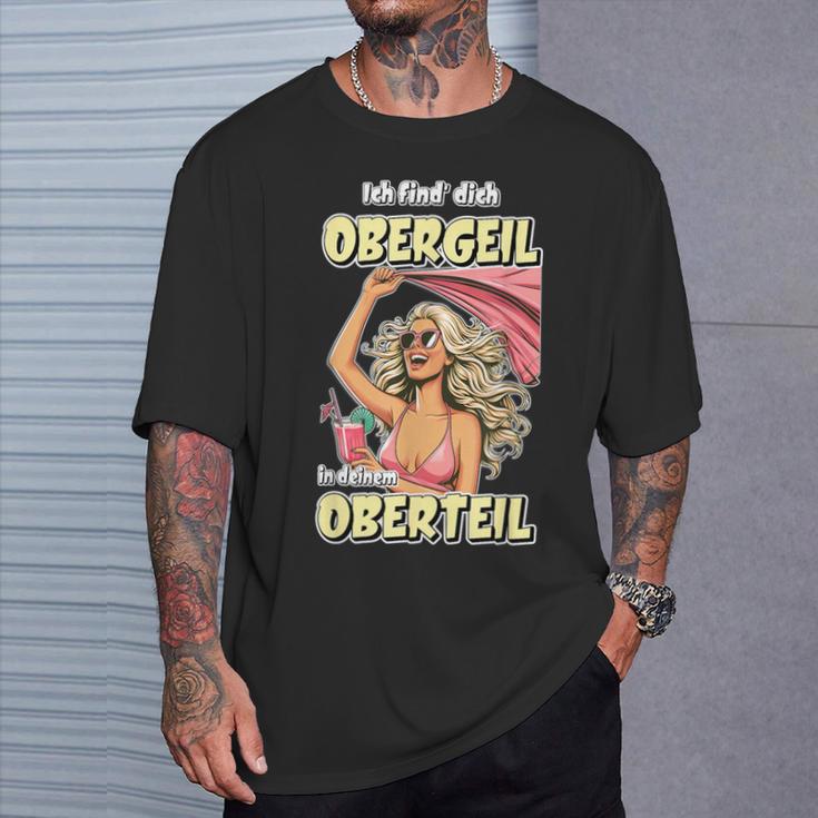 Obergeil Malle Party Malle Hit 2024 Glück Isi T-Shirt Geschenke für Ihn