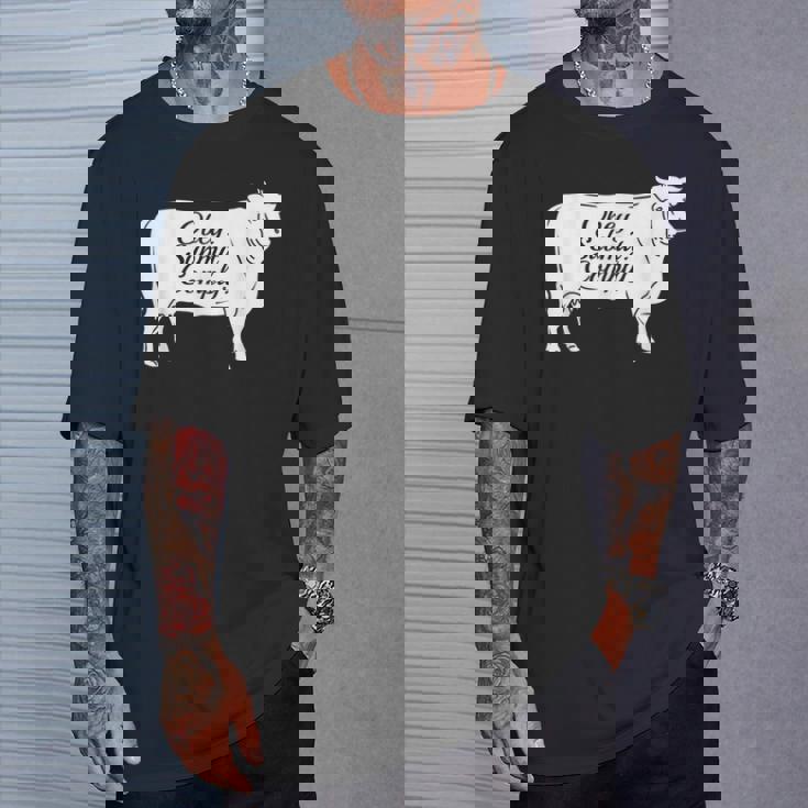 Obey Submit Comply Cattle Maglietta Regalos para él