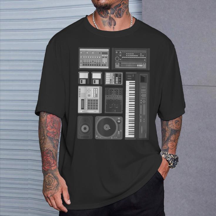 Old School Hip Hop Rap Music Beat Maker T-Shirt Geschenke für Ihn