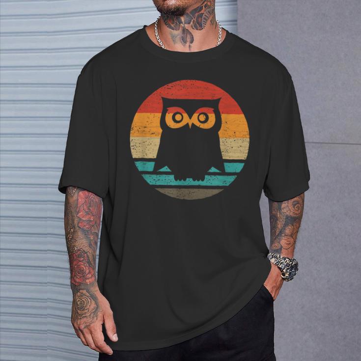 Owl Retro Styleintage T-Shirt Geschenke für Ihn