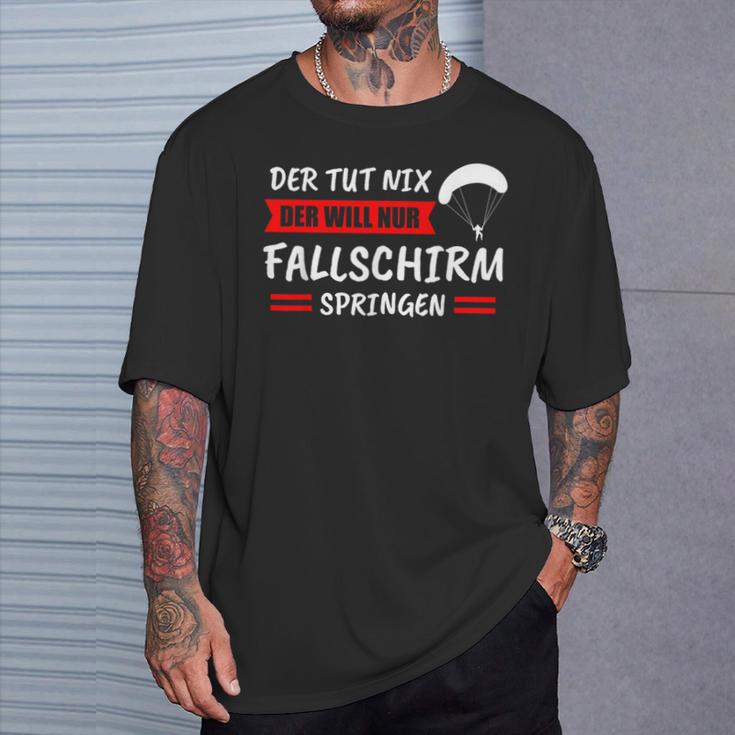 Paratrooper Parachute T-Shirt Geschenke für Ihn