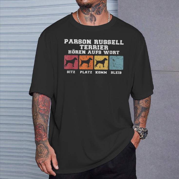 Parson Russell Terrier Hören Aufs Wort T-Shirt Geschenke für Ihn