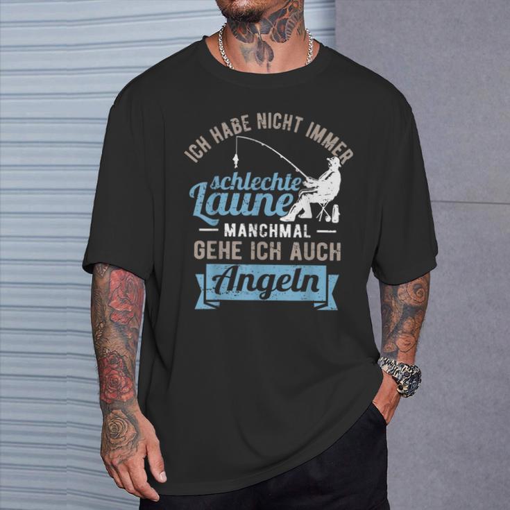 Petri Heil Fischer Manchmal Gehe Ich Auch Angeling S T-Shirt Geschenke für Ihn