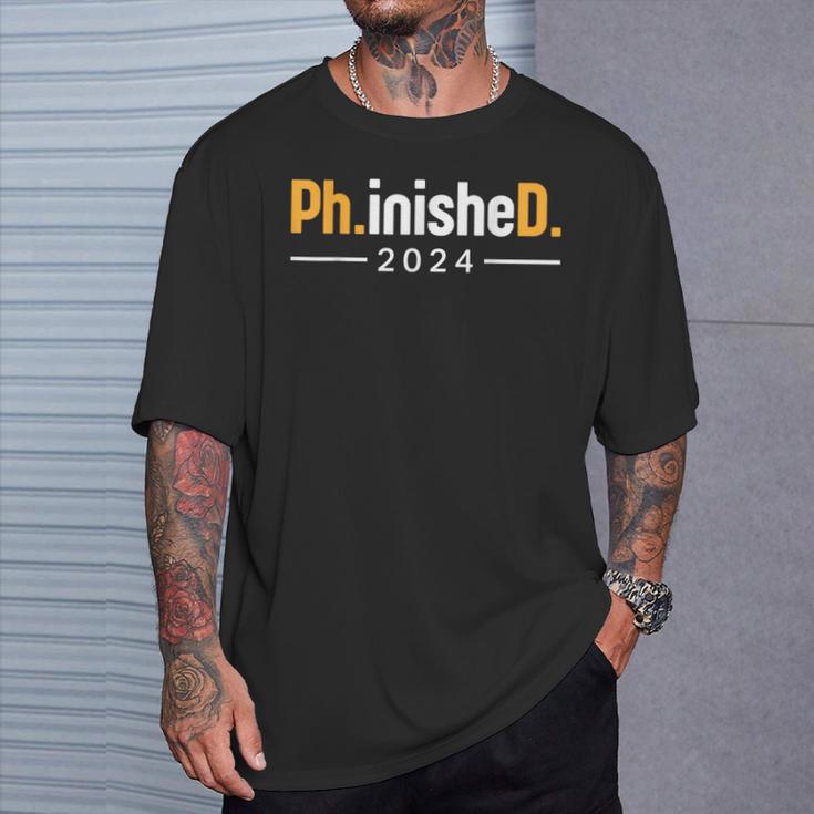 Phd Fertig PhD Graduate T-Shirt Geschenke für Ihn