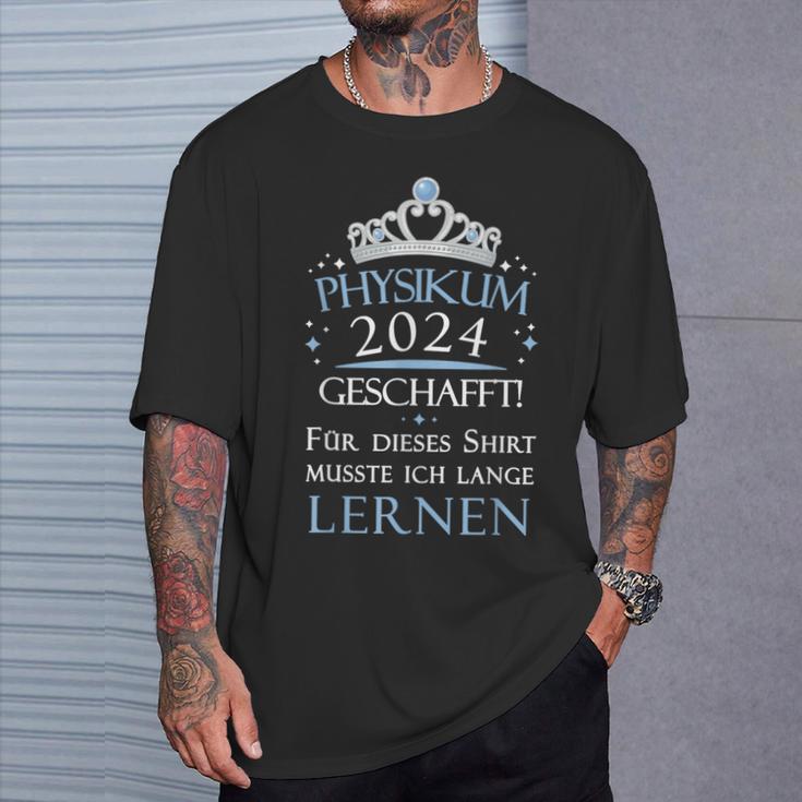 Physikum Medizinstudent Geschafft Bestanden Physikum 2024 T-Shirt Geschenke für Ihn