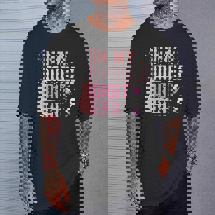 Pink In My Double Digits Era 10 Year Old 10Th Birthday Girl T-Shirt Gifts for Him