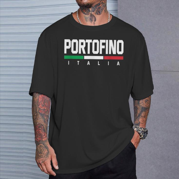 Portofino Italy Italian Souvenir Italia T-Shirt Geschenke für Ihn