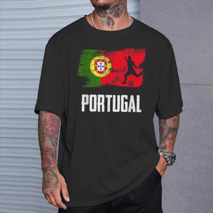 Portugal Flag Jersey Portuguese Soccer Team Portuguese T-Shirt Geschenke für Ihn