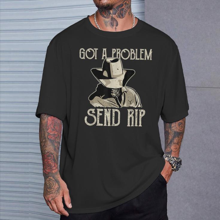 Got Problem Send Ripintage Retro T-Shirt Geschenke für Ihn