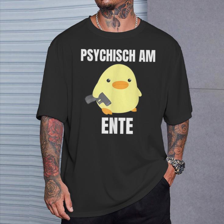 Psychisch Am Ente T-Shirt Geschenke für Ihn