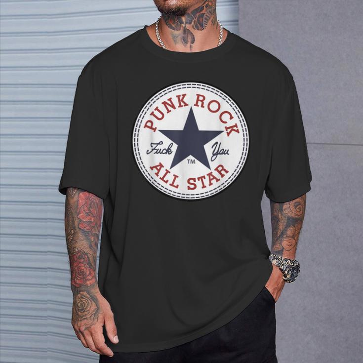 Punk Rock All Star Punk Rock T-Shirt Geschenke für Ihn