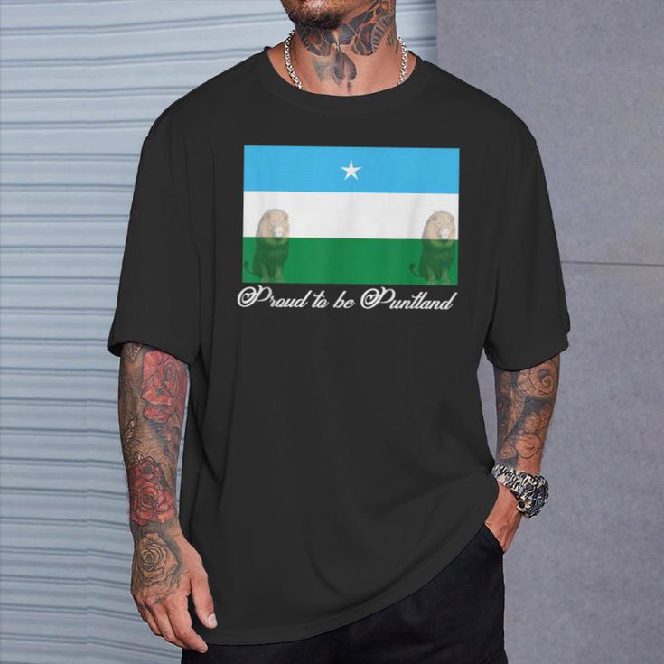 Puntland Flag 21St Anniversary 1998 To 2019T-Shirt Geschenke für Ihn