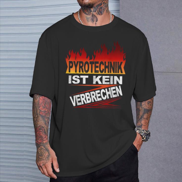 Pyrotechnik Ist Keinercrimes T-Shirt Geschenke für Ihn