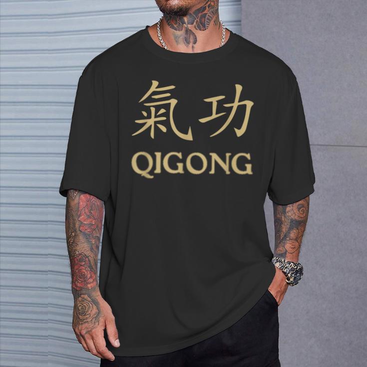 Qi Gong Kleidung Für Yogaübungen Mit Chigong Und Tai Chi T-Shirt Geschenke für Ihn