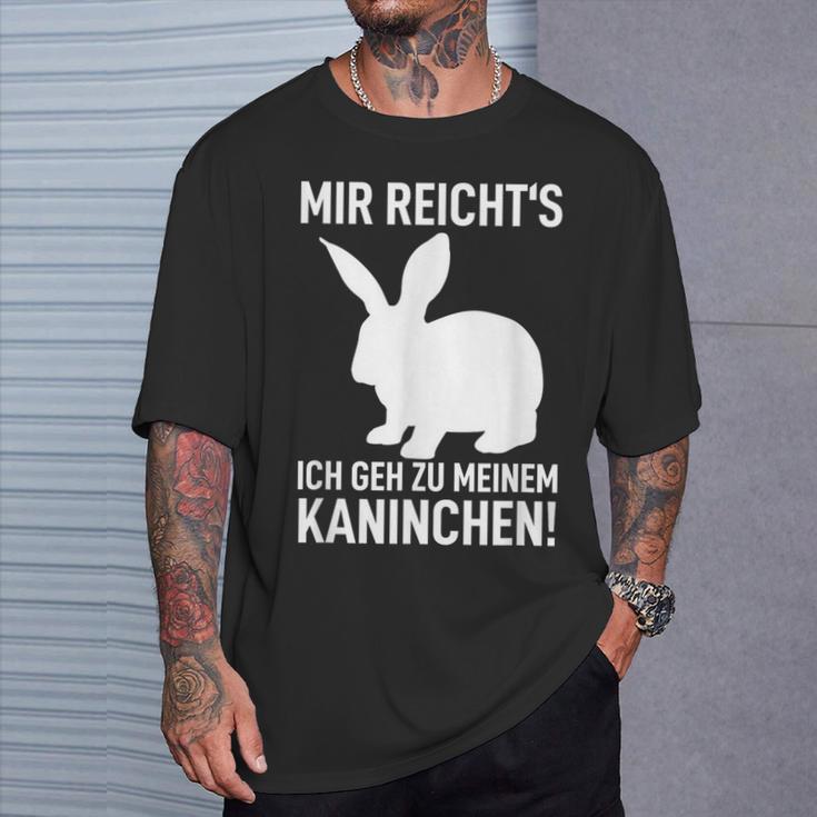 Rabbit Mir Reicht's Ich Geh Zu Meinem Rabbit T-Shirt Geschenke für Ihn