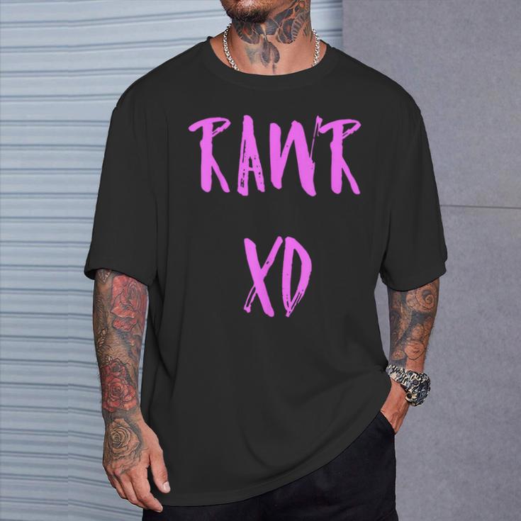 Rawr Emo Xd Scenester Scene Kid T-Shirt Geschenke für Ihn