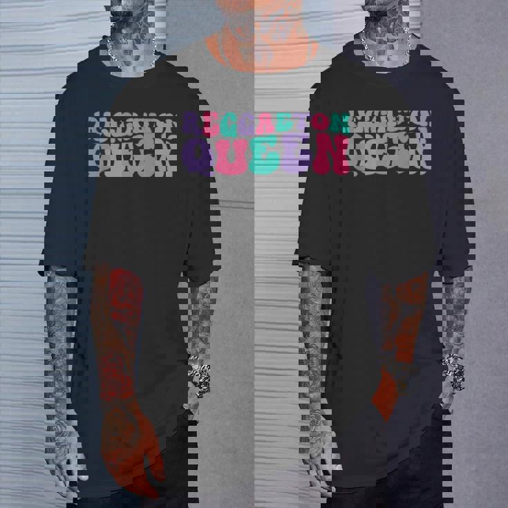 Reggaeton Queen Para Retrointage Ondulado Groovy Camiseta unisex Regalos para él