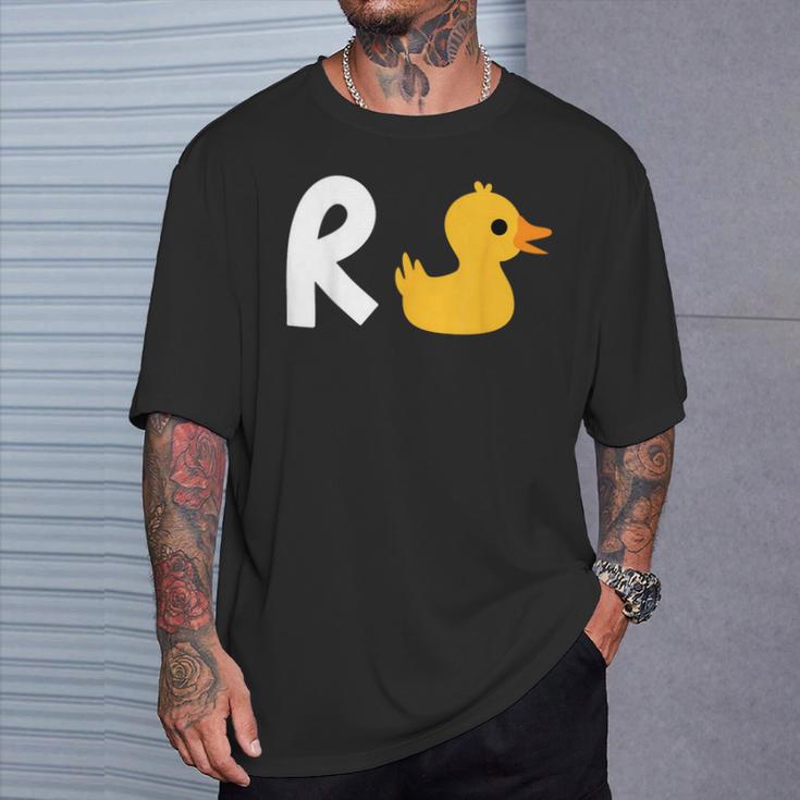 Rente Duck Pension Pension Pensioner Women's T-Shirt Geschenke für Ihn