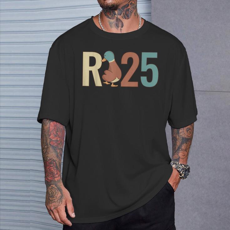 Rente Duck R Duck 25 Rentnerin Rentner Rente 2025 T-Shirt Geschenke für Ihn