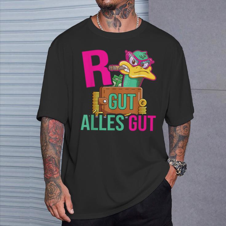 Rente Gut Alles Gut Pensionierung Ducks Pensioner T-Shirt Geschenke für Ihn