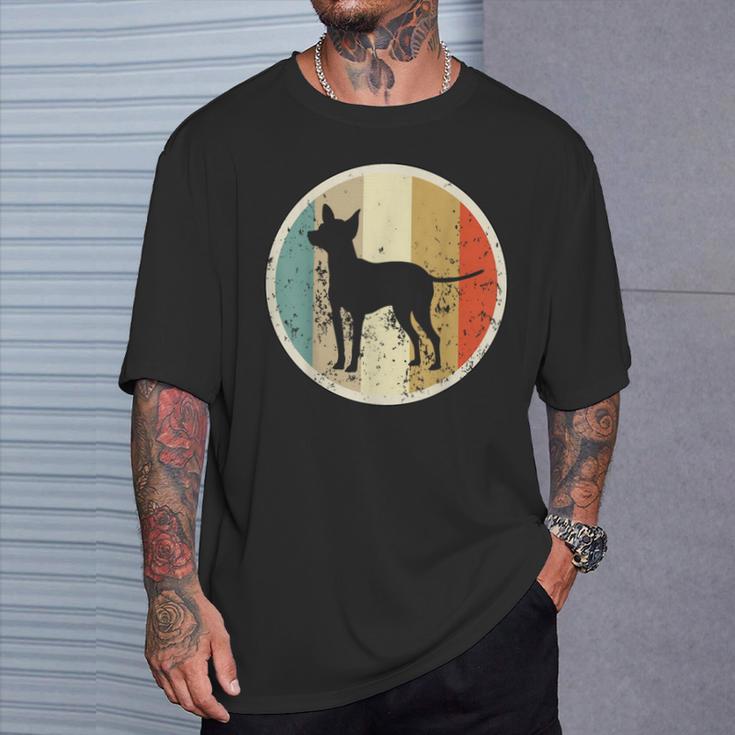 Retrointage Grunge Style Prague Rattler Dog T-Shirt Geschenke für Ihn