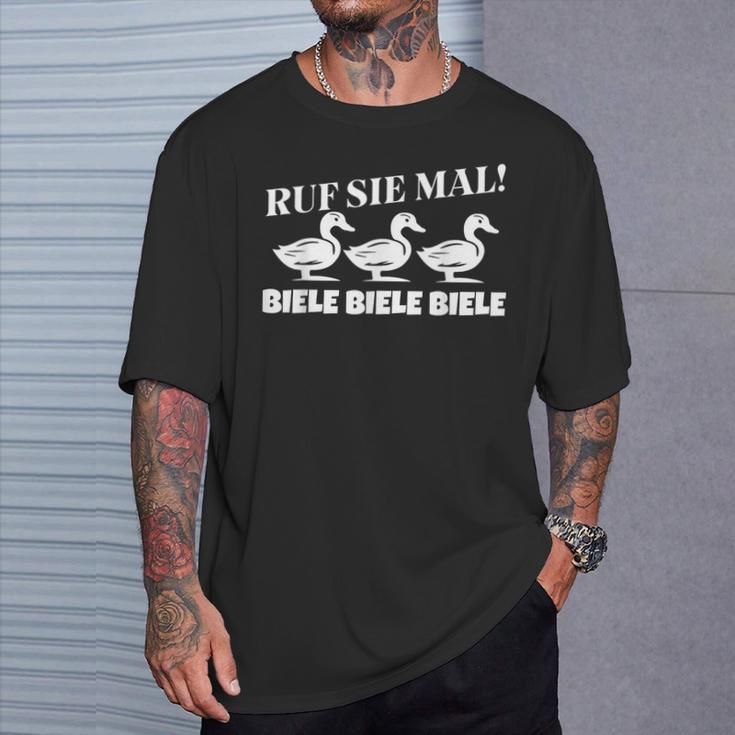 Ruf Sie Mal Biele Biele T-Shirt Geschenke für Ihn