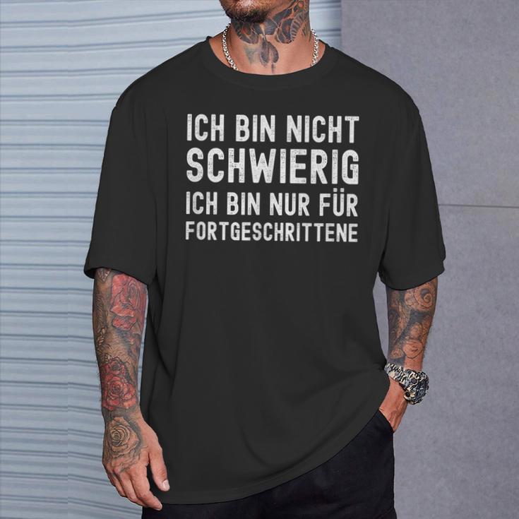 Sarcasmus Ich Bin Nicht Schwer Sarcastic Sayings T-Shirt Geschenke für Ihn