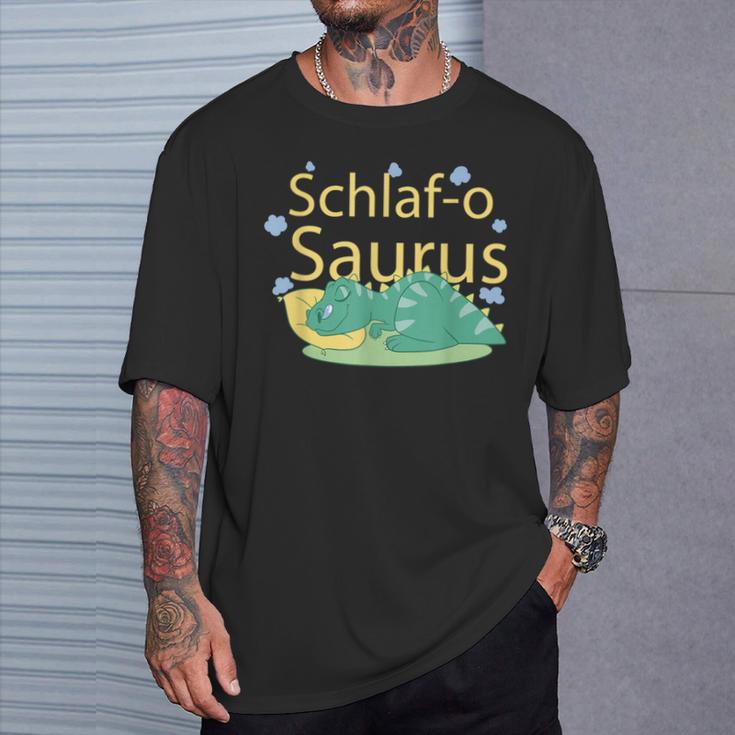 Schlaf-O Saurus Sleeping Tyrannosaurus Rex Dinosaur Sleep T-Shirt Geschenke für Ihn