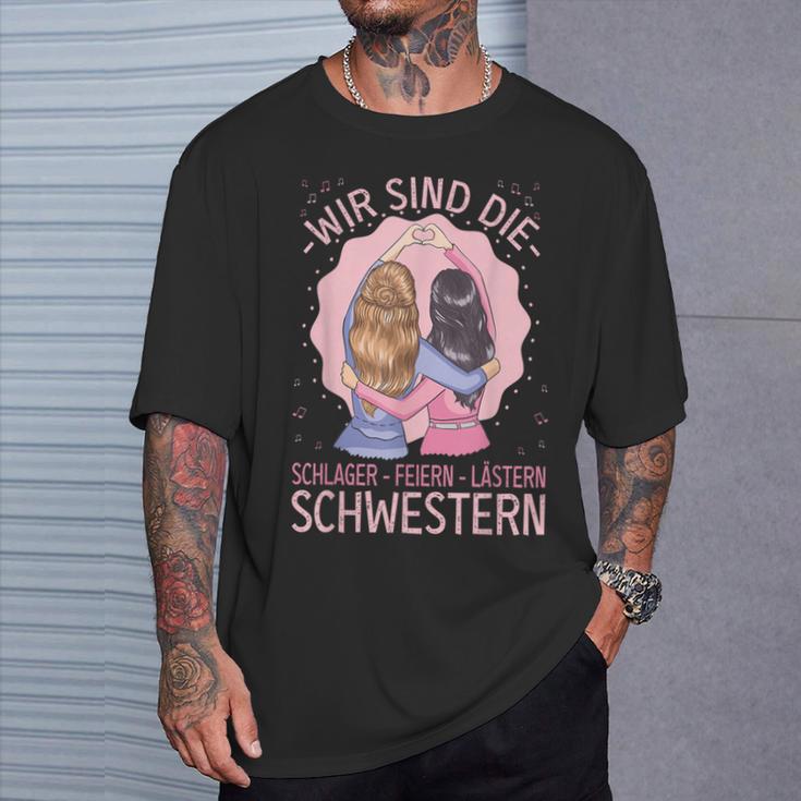 Schlager Feiern Lästern Schlageroutfit Party S T-Shirt Geschenke für Ihn