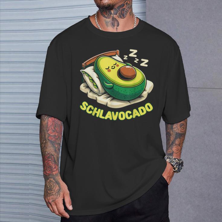 Schlavocado Avocado Pyjamas Nightdress Pyjamas Sleep T-Shirt Geschenke für Ihn