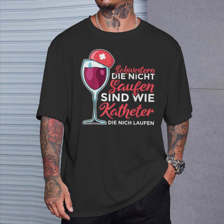 Schwestern Die Nicht Saufen Nurse T-Shirt Geschenke für Ihn