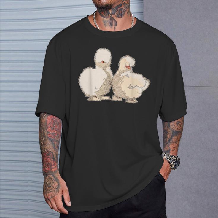 Silk Chicken Silkie Chicken Silk Chicken T-Shirt Geschenke für Ihn