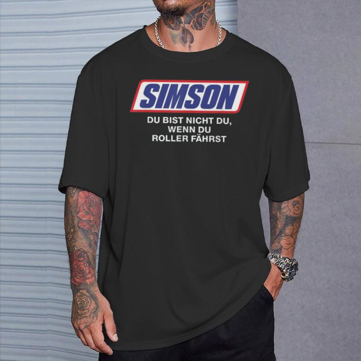 Simson Du Bist Nicht Du Wenn Du Roller Fährst T-Shirt Geschenke für Ihn