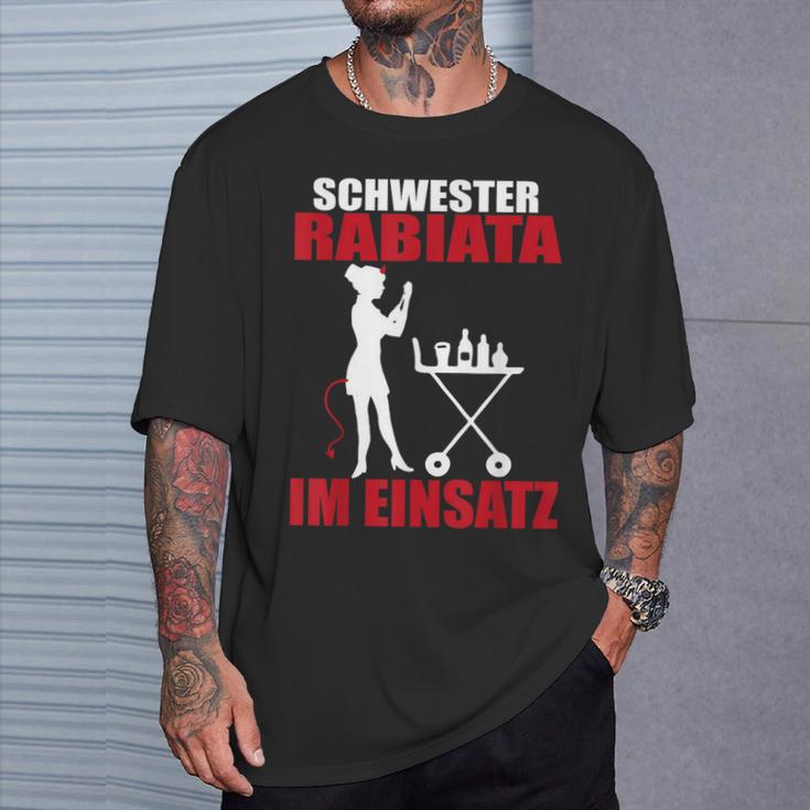 Sister Rabiata In Einatz Nurse T-Shirt Geschenke für Ihn