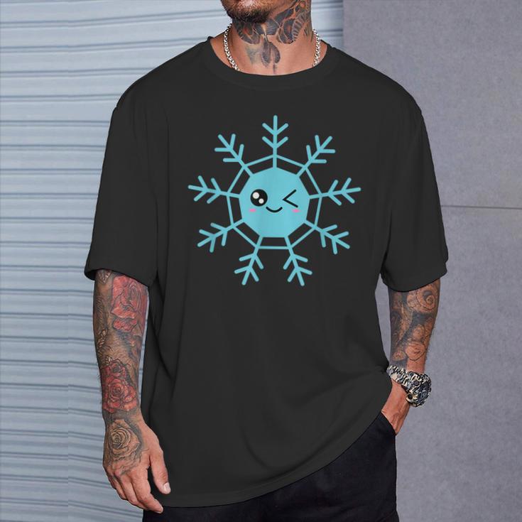 Snowflake Zinkert In Winter T-Shirt Geschenke für Ihn