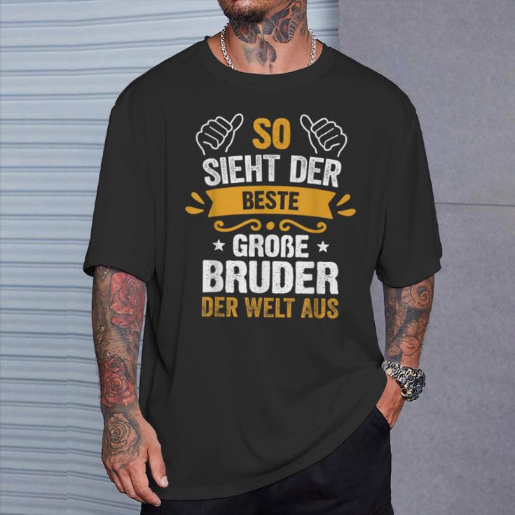 So Sieht Der Beste Große Bruder Der Welt German T-Shirt Geschenke für Ihn