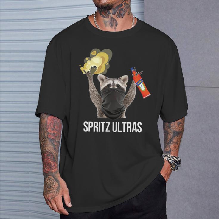 Spritz Ultras X Pedro Racoon Racoon Aperölchen Spritz T-Shirt Geschenke für Ihn