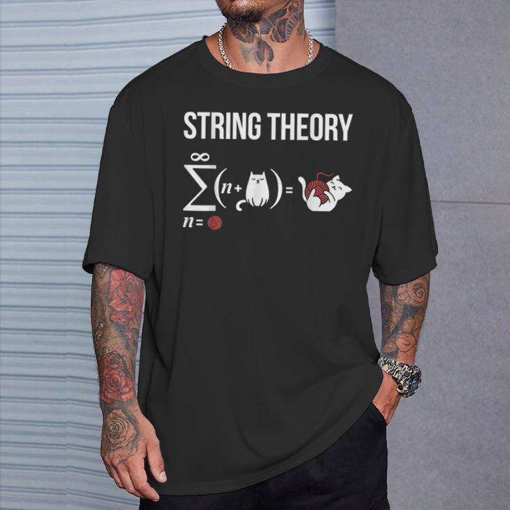 Stringtheory Astrophysik Schrödingers Cat Physics T-Shirt Geschenke für Ihn