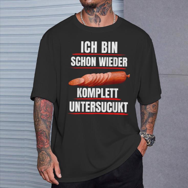 Sucuk Turkish Sausage Saying Nicht Unterdönert Sucuk T-Shirt Geschenke für Ihn