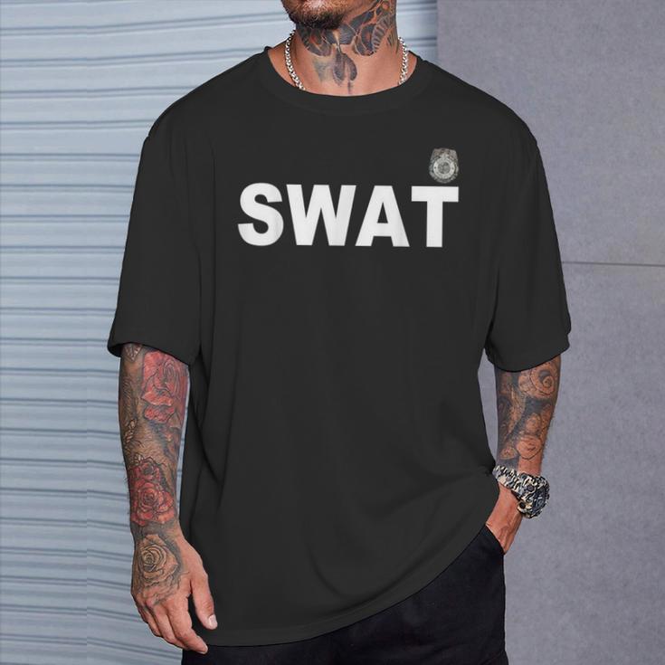 Swat Guards Uniform Police Law Enforcement T-Shirt Geschenke für Ihn