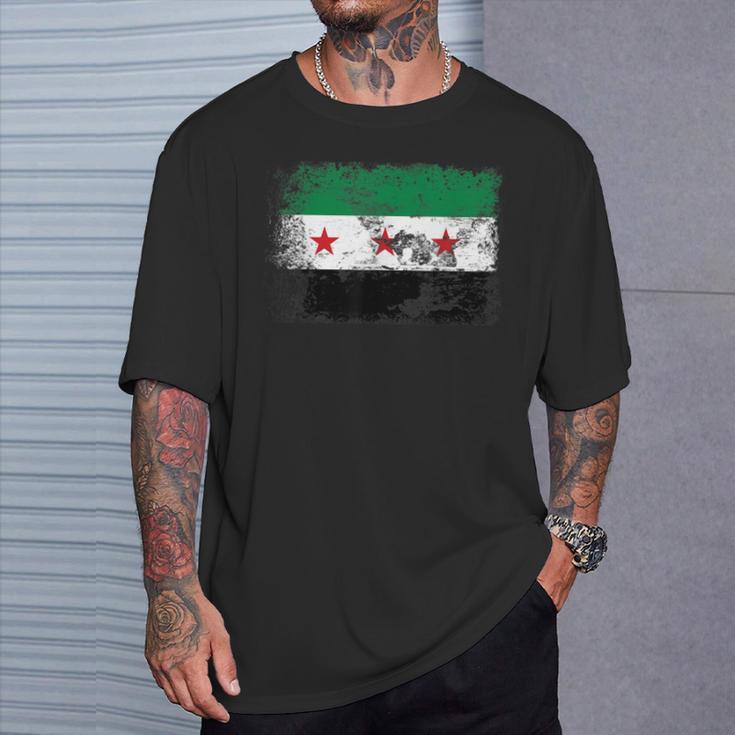 Syria Flag Ich Bin Stolz Auf Mein Land T-Shirt Geschenke für Ihn