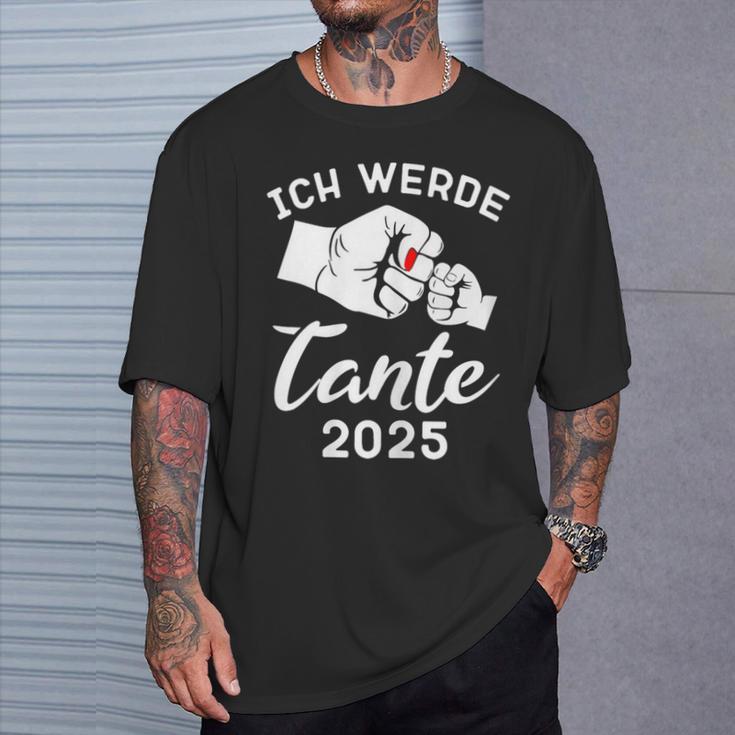 Tante 2025 Ich Werde Tante 2025 T-Shirt Geschenke für Ihn