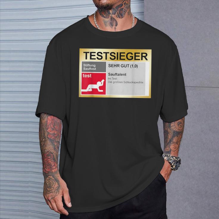 Test Winnerery Good Sauftalent Malle T-Shirt Geschenke für Ihn