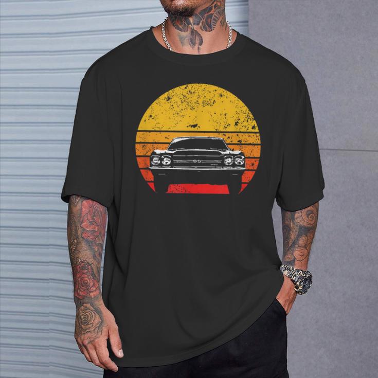 Vintage Retro Muscle Car For8 And Oldtimer Fans T-Shirt Geschenke für Ihn